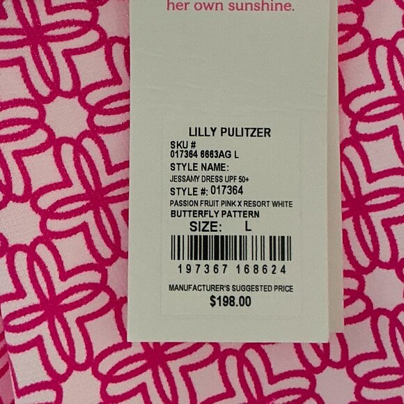 Lilly Pulitzer Pink Patterned Dress - Picture 6 of 7